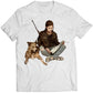 Ellie & Dog TLOU Premium Unisex T-shirt (Vectorized Design)