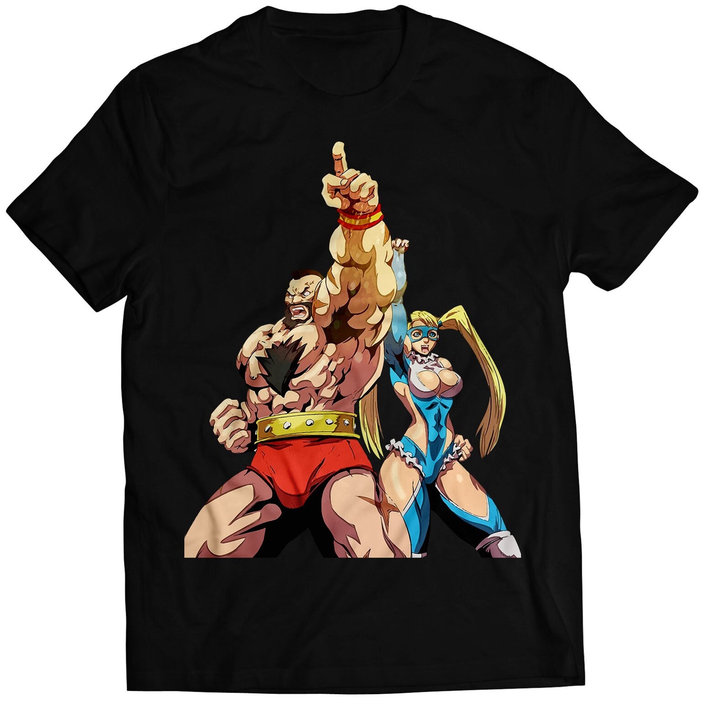 Zangief X R Mika Premium Unisex T-shirt (Vectorized Design)