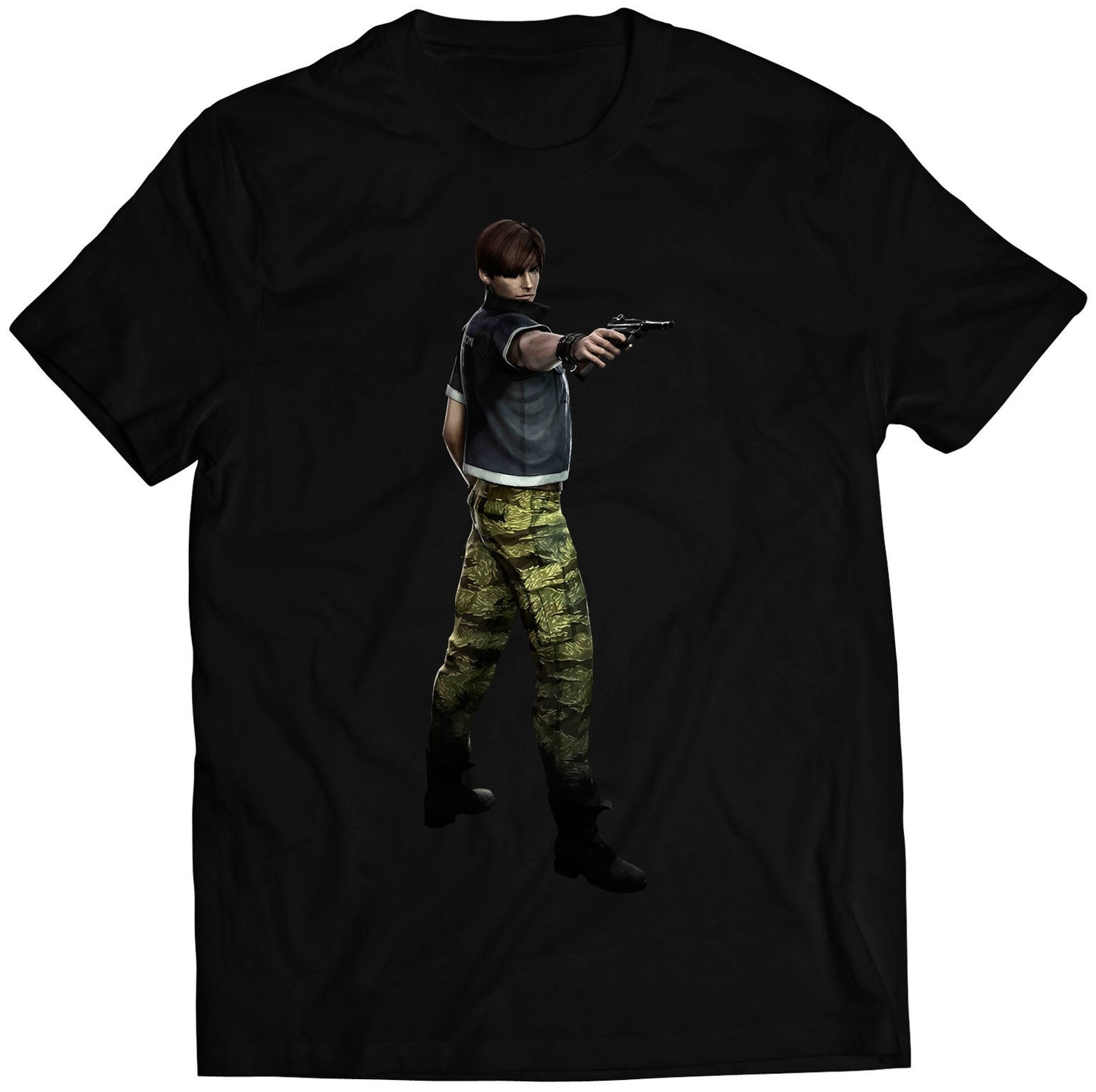 Steve Burnside Residence Evil The Darkside Chronicles Premium Unisex T-shirt (Vectorized Design)