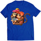 Diddy & Dixie Playing DKC Premium Unisex T-shirt (Vectorized Design)