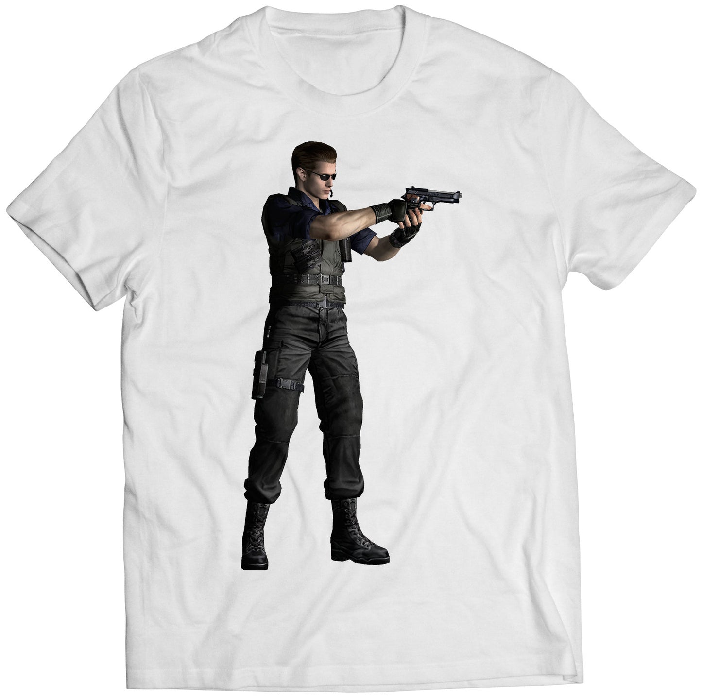 Albert Wesker Biohazard Residence Evil Remake Premium Unisex T-shirt (Vectorized Design)