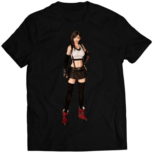 Tifa Lockhart FF7 VII Remake Premium Unisex T-shirt (Vectorized Design)