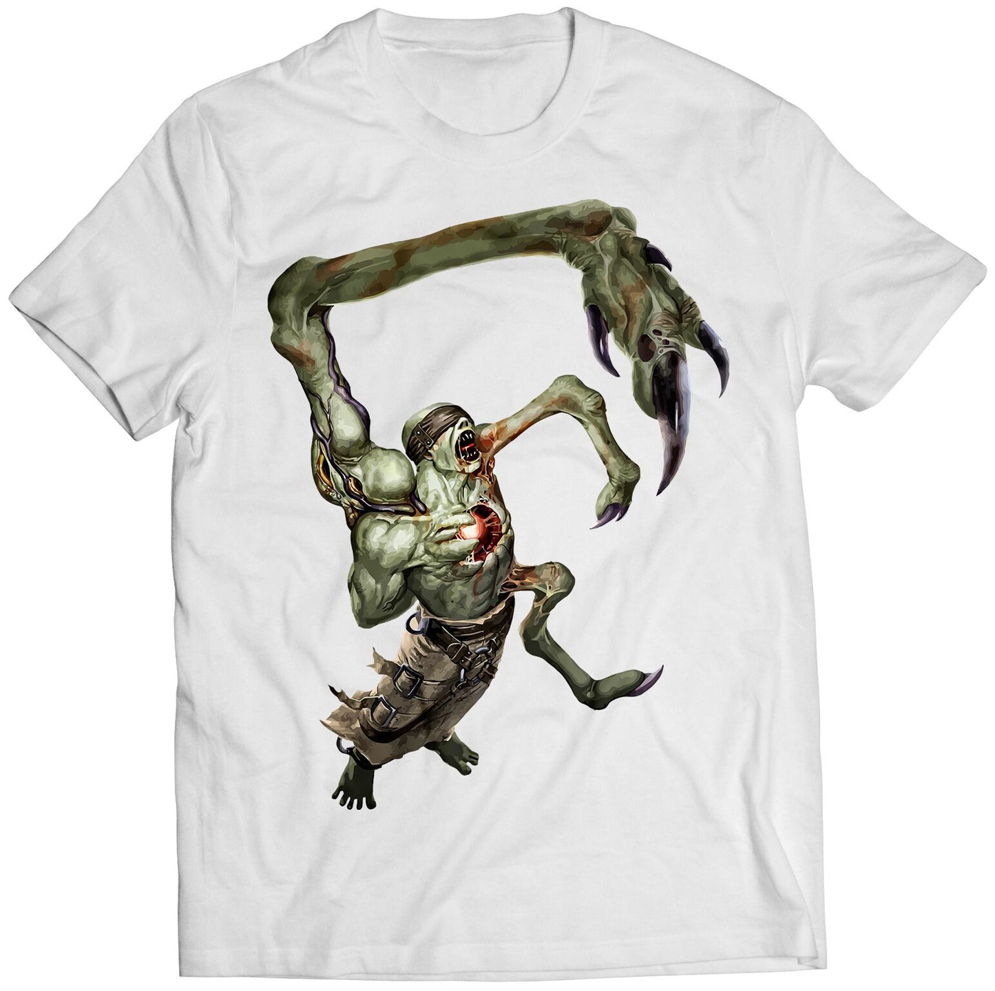 Nosferatu V3 Residence Evil Biohazard Code Veronica Premium Unisex T-shirt (Vectorized Design)