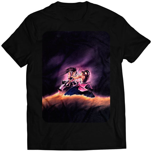 Samurai Battle II Premium Unisex T-shirt (Vectorized Design)