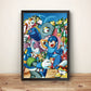 Rockboy World 5 Mega Boy Premium Poster (Vectorized Design)