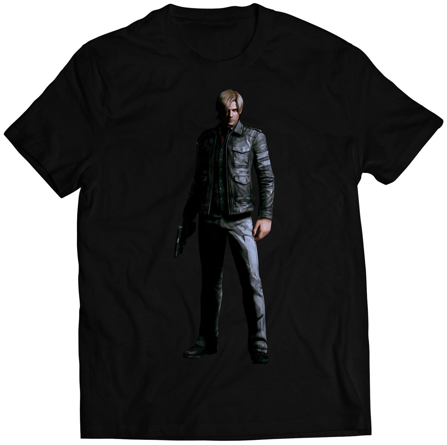 Leon Kennedy Biohazard VI Residence Evil 6 Premium Unisex T-shirt (Vectorized Design)