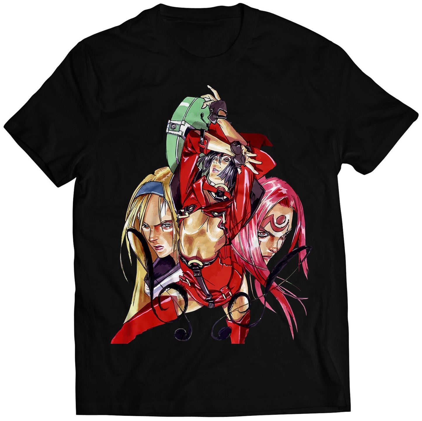 Millia Ino Baiken PS2 GGI Premium Unisex T-shirt (Vectorized Design)