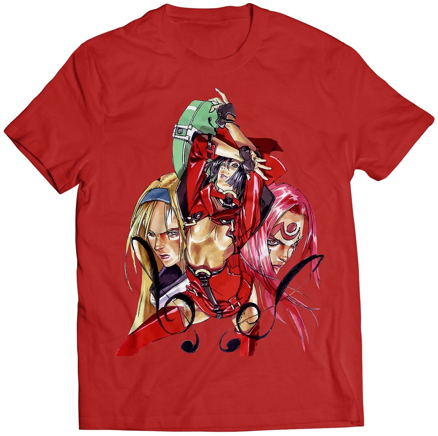 Millia Ino Baiken PS2 GGI Premium Unisex T-shirt (Vectorized Design)