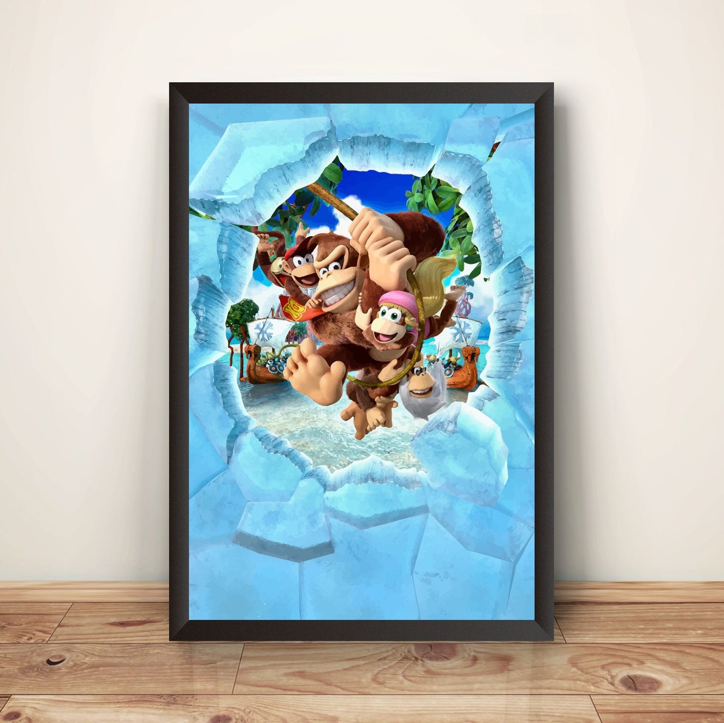 Tropical Freeze Cover Premium Poster (Vectorized Design)