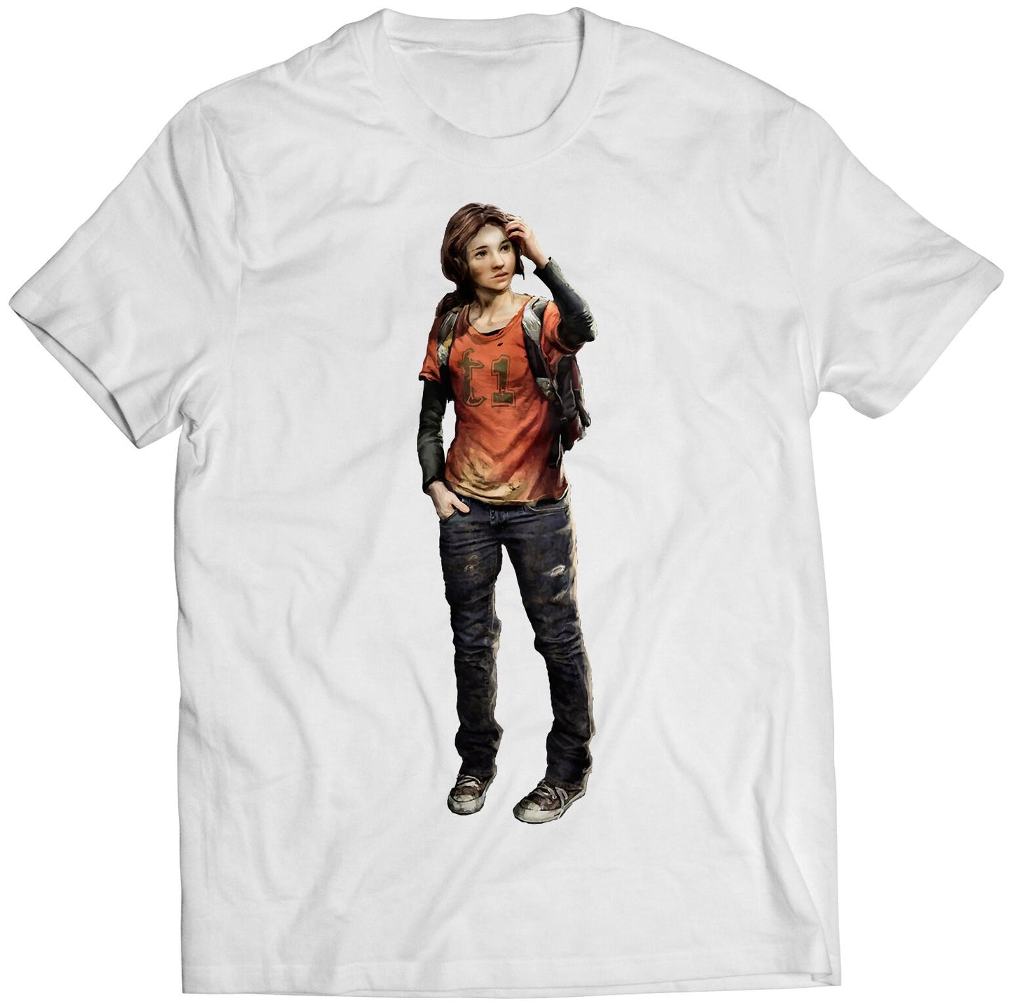 Young Ellie Williams TLOU Premium Unisex T-shirt (Vectorized Design)