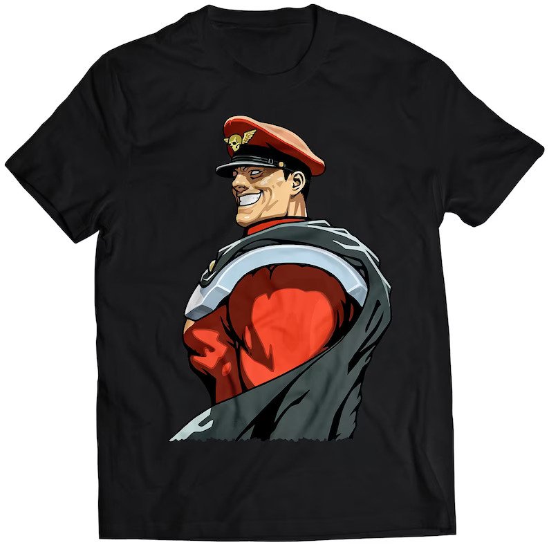 M Bison Dictator CFJ CFE Premium Unisex T-shirt (Vectorized Design).
