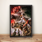 Kratos Climing Atlas GOW2 Premium Poster (Vectorized Design)