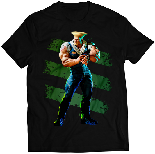 Guile SF6 Premium Unisex T-shirt (Vectorized Design)
