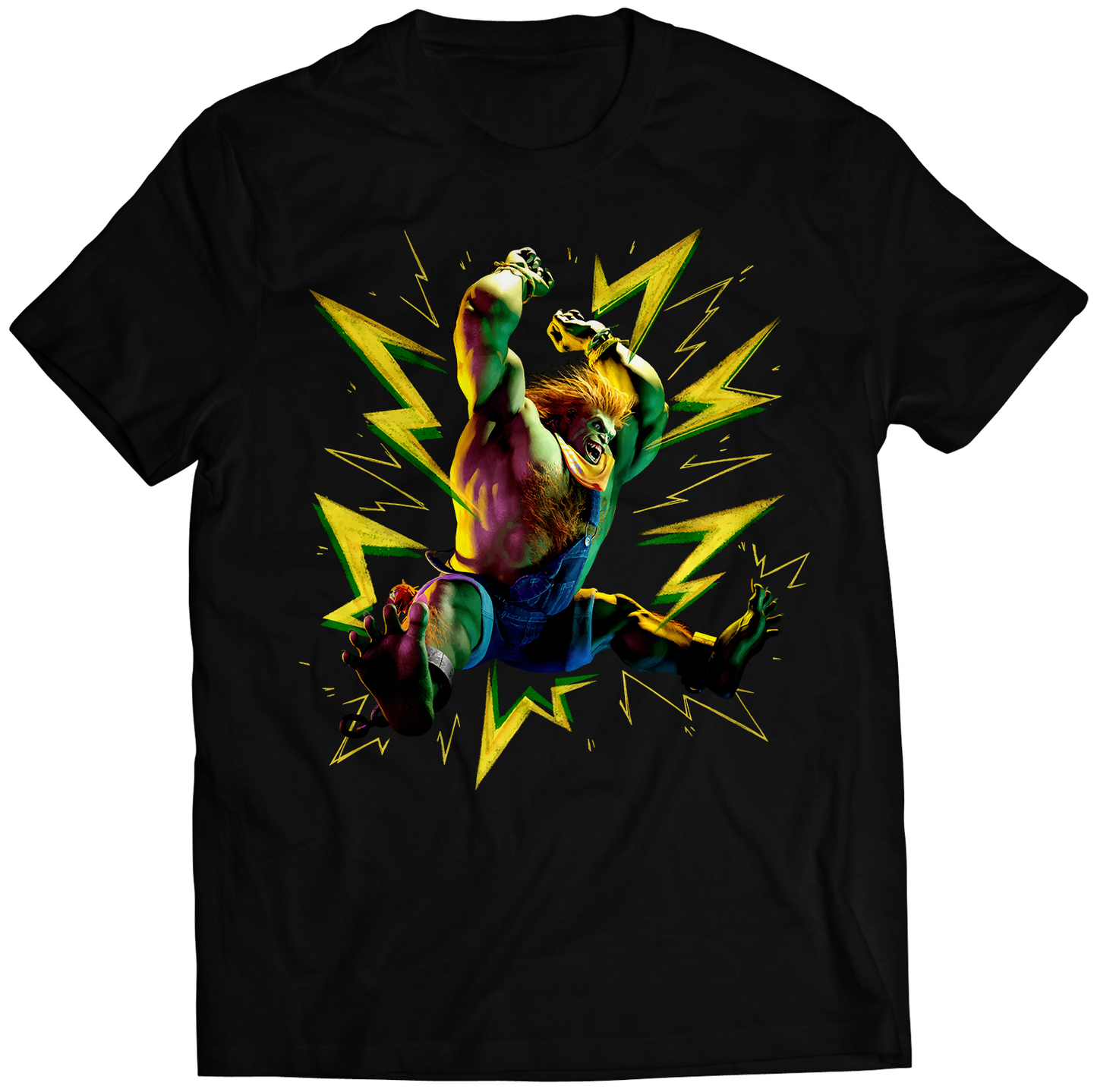 Blanka SF6 Premium Unisex T-shirt (Vectorized Design)