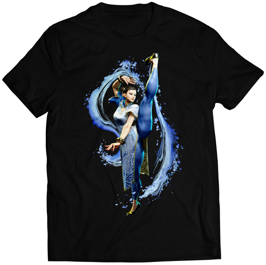 Chun Li SF6 Premium Unisex T-shirt (Vectorized Design)