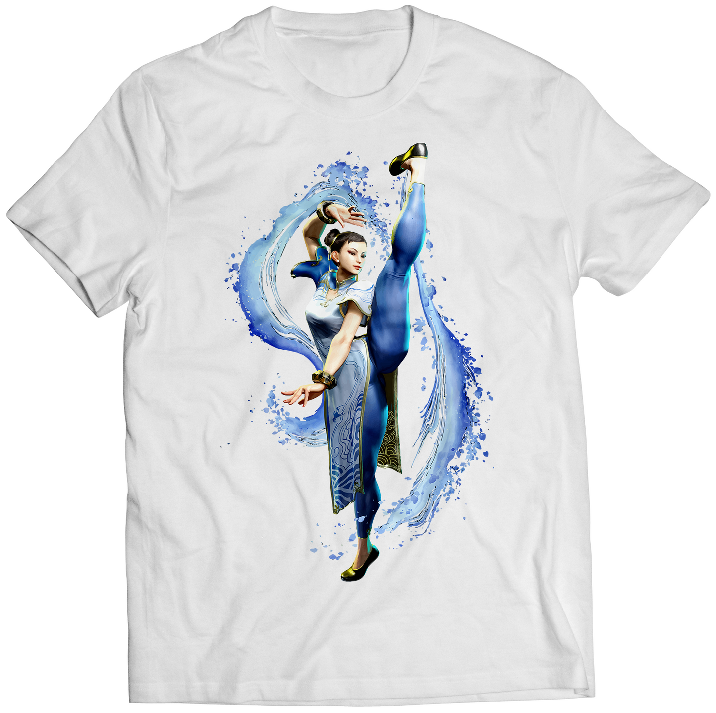 Chun Li SF6 Premium Unisex T-shirt (Vectorized Design)