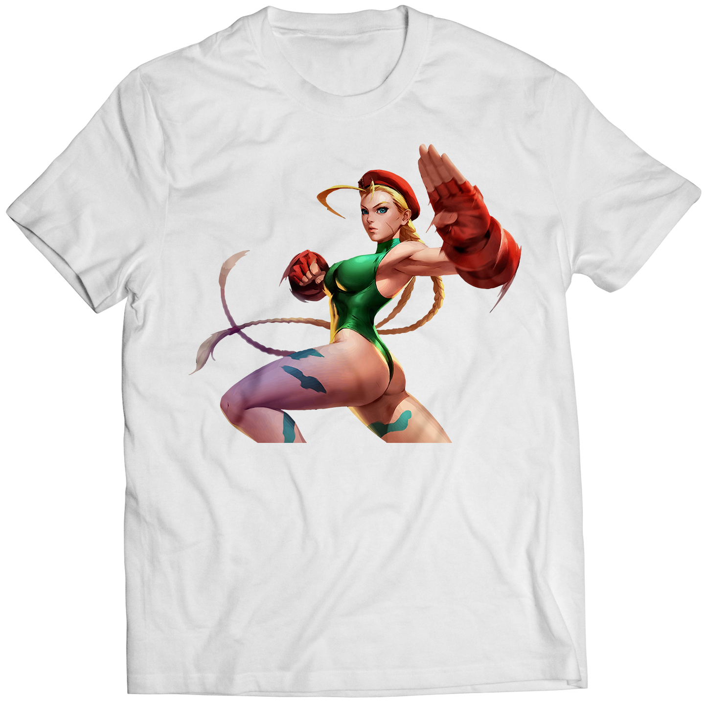 Cammy V1 Duel Fighter Premium Unisex T-shirt (Vectorized Design)