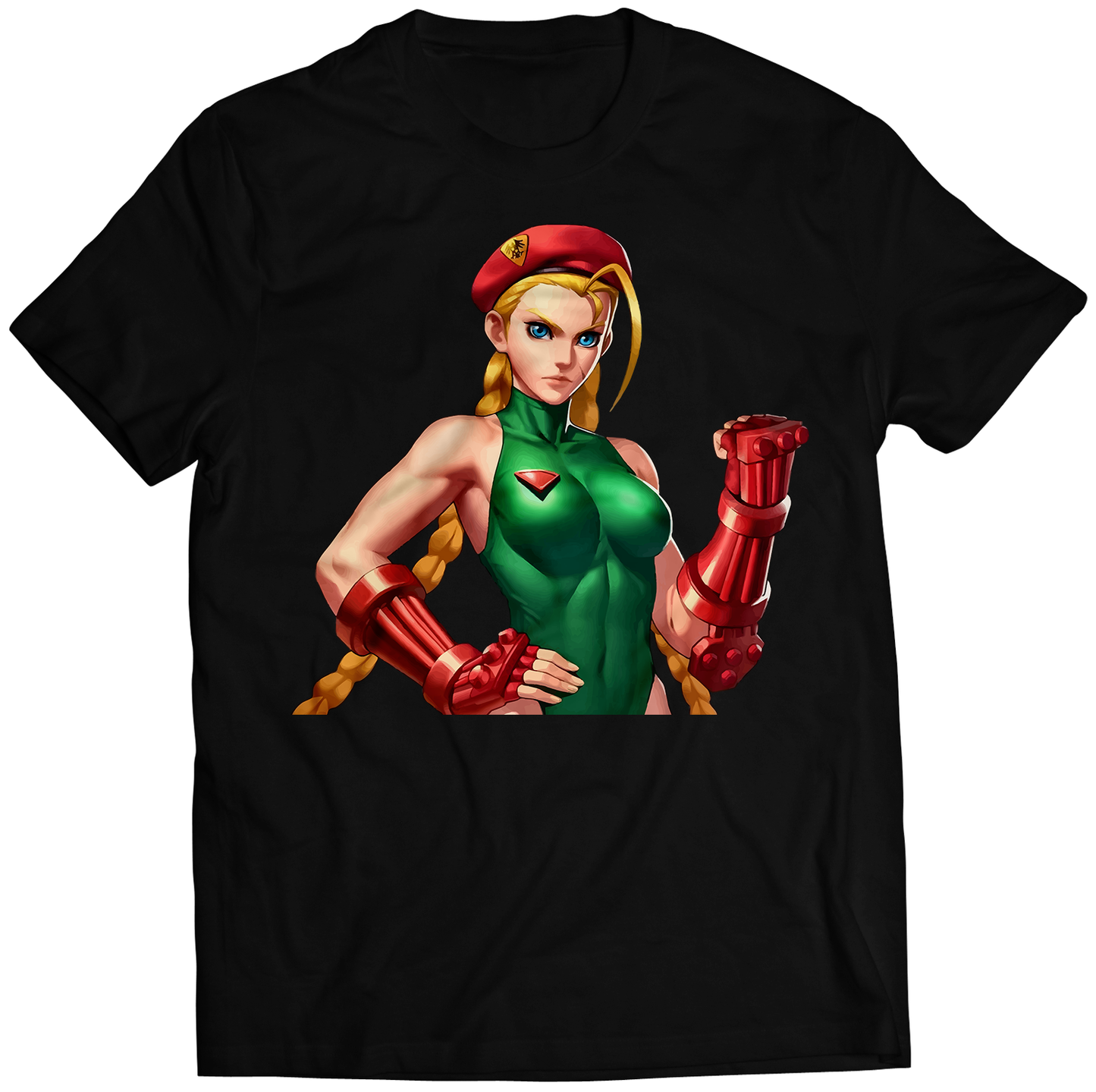 Cammy V2 Duel Fighter Premium Unisex T-shirt (Vectorized Design)