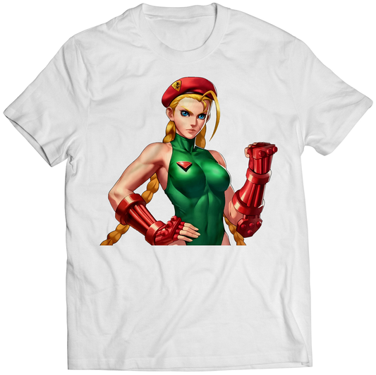 Cammy V2 Duel Fighter Premium Unisex T-shirt (Vectorized Design)