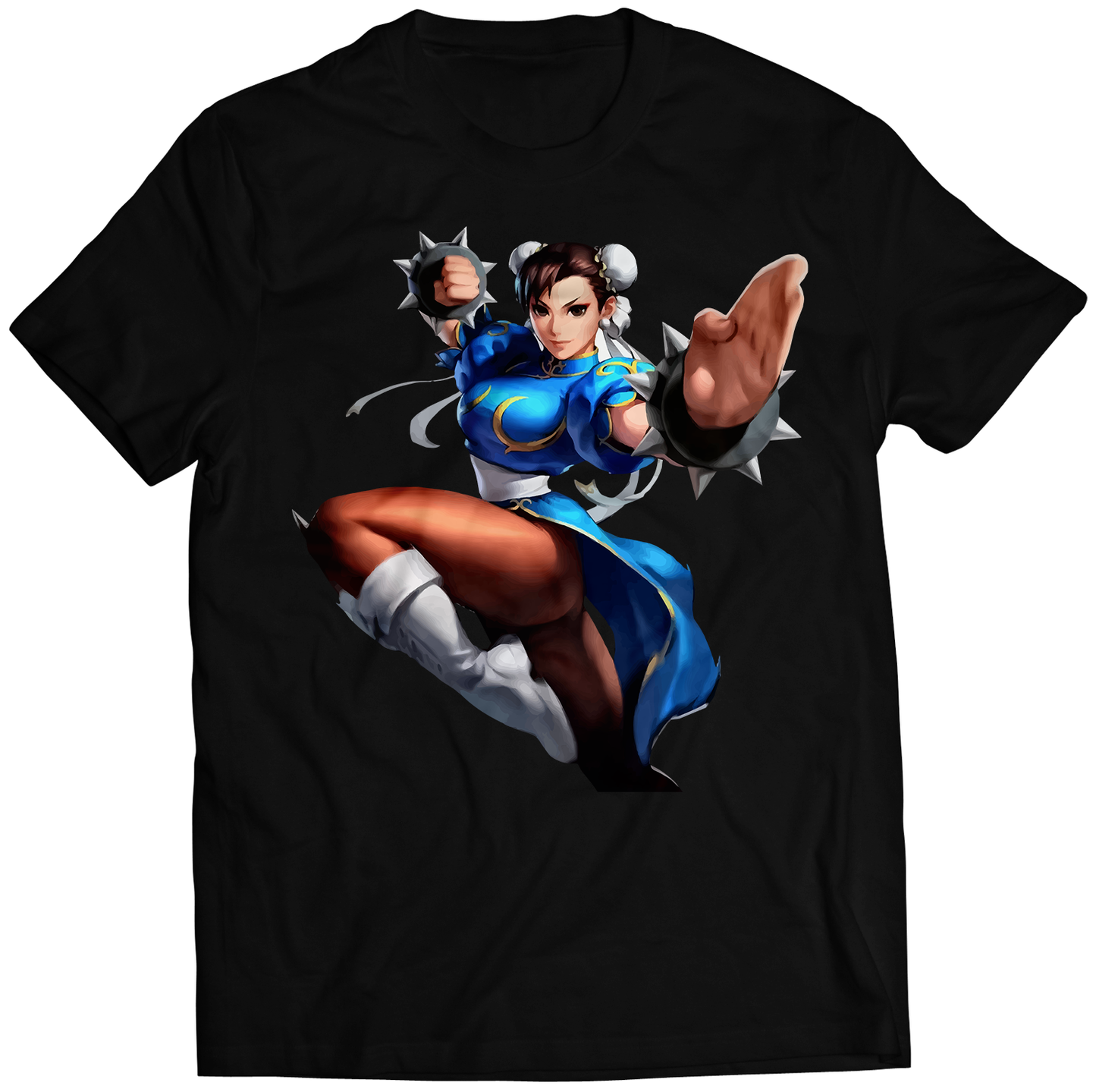 Chun li V1 Duel Fighter Premium Unisex T-shirt (Vectorized Design)