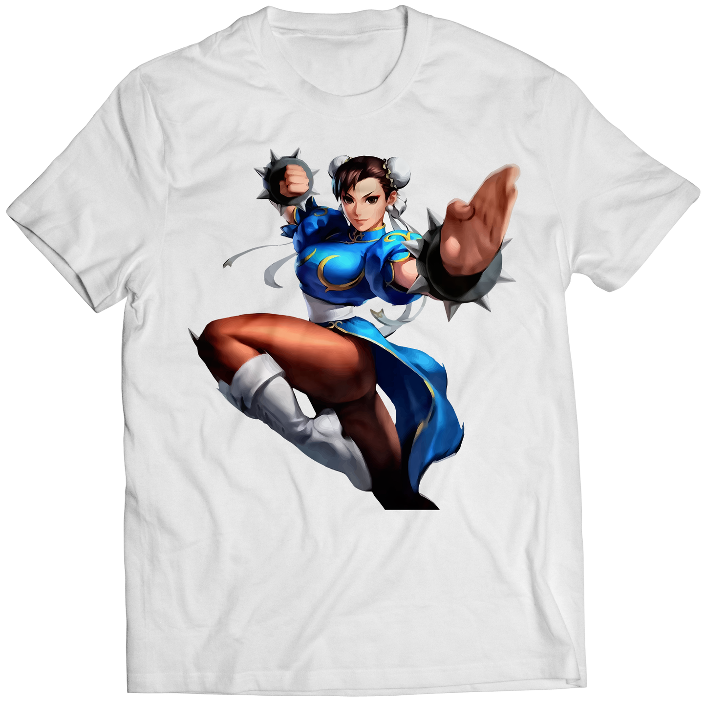 Chun li V1 Duel Fighter Premium Unisex T-shirt (Vectorized Design)