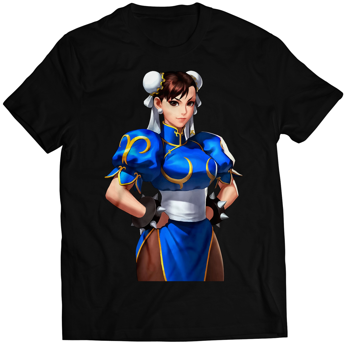 Chun li V2 Duel Fighter Premium Unisex T-shirt (Vectorized Design)