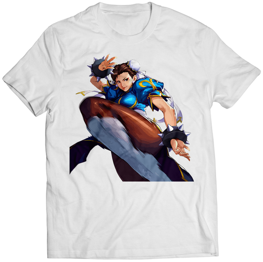 Chun li V3 promo art Duel Fighter Premium Unisex T-shirt (Vectorized Design)