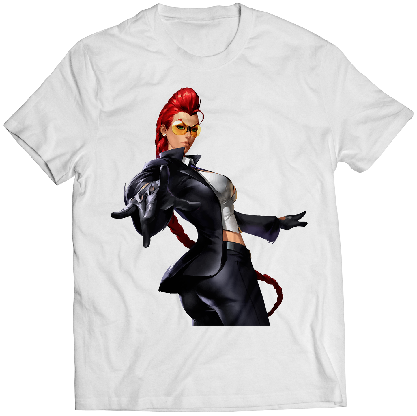 Crimson viper V1 Duel Fighter Premium Unisex T-shirt (Vectorized Design)