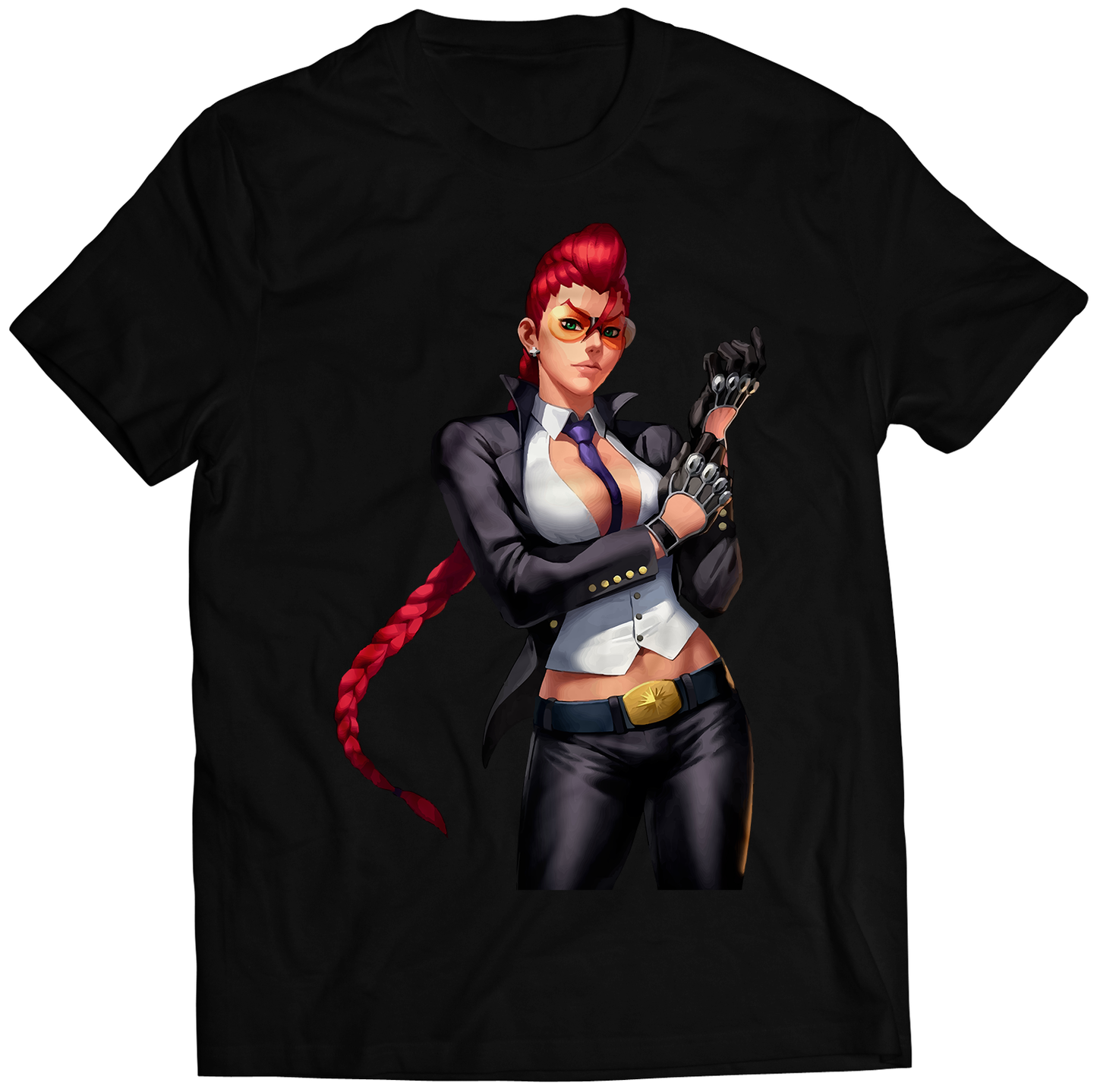 Crimson viper V2 Duel Fighter Premium Unisex T-shirt (Vectorized Design)