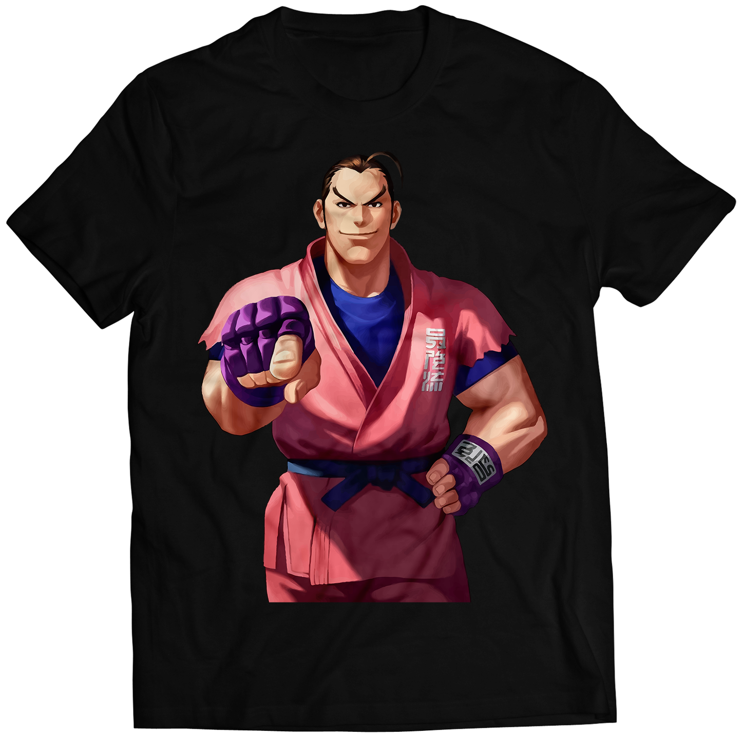 Dan hibiki V2 Duel Fighter Premium Unisex T-shirt (Vectorized Design)