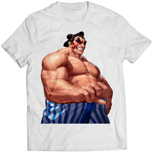E Honda V2 Duel Fighter Premium Unisex T-shirt (Vectorized Design)