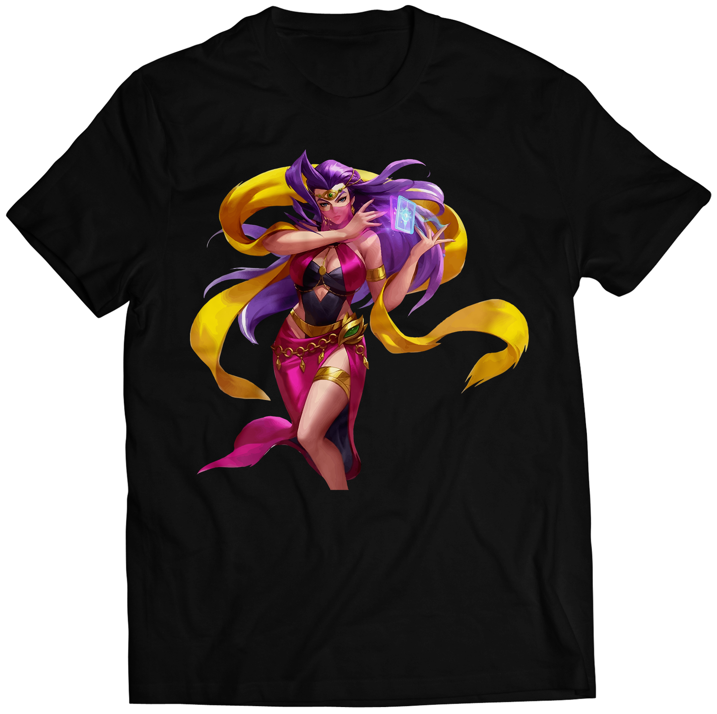Fortune Telling Rose Duel Fighter Premium Unisex T-shirt (Vectorized Design)