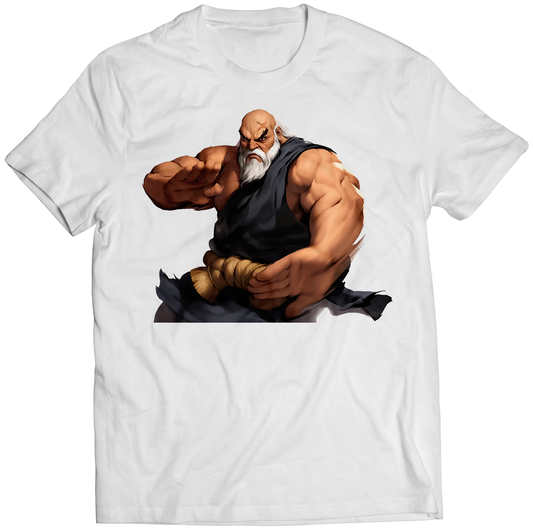 Gouken Duel Fighter Premium Unisex T-shirt (Vectorized Design)