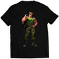 Guile V2 Duel Fighter Premium Unisex T-shirt (Vectorized Design)