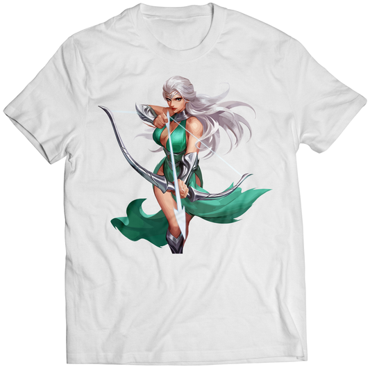 Hurricane Artemis Duel Fighter Premium Unisex T-shirt (Vectorized Design)
