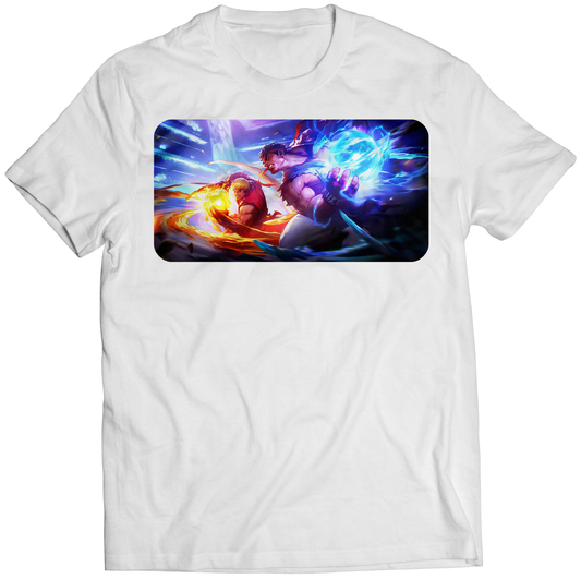 Key Art Duel Fighter Premium Unisex T-shirt (Vectorized Design)