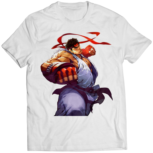 Ryu Promo Art V3 Duel Fighter Premium Unisex T-shirt (Vectorized Design)