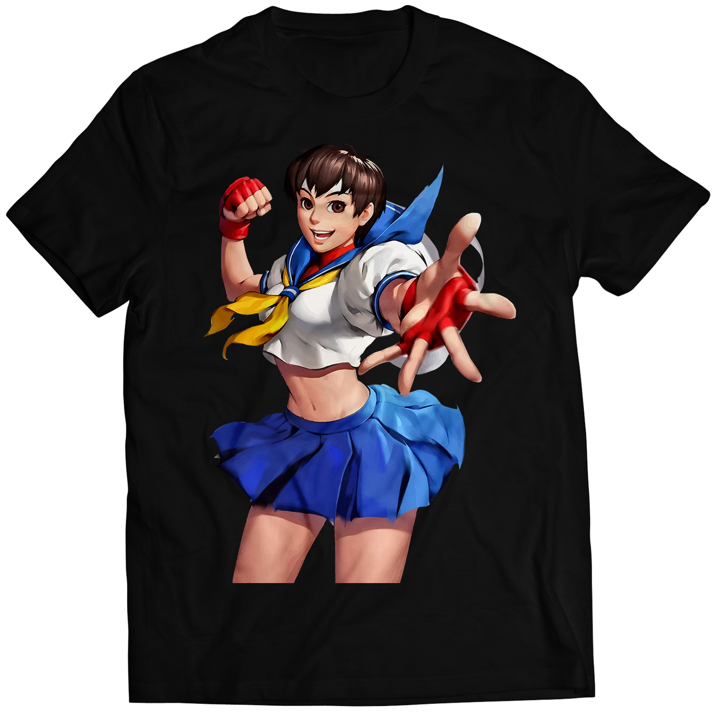 Sakura V1 Duel Fighter Premium Unisex T-shirt (Vectorized Design)