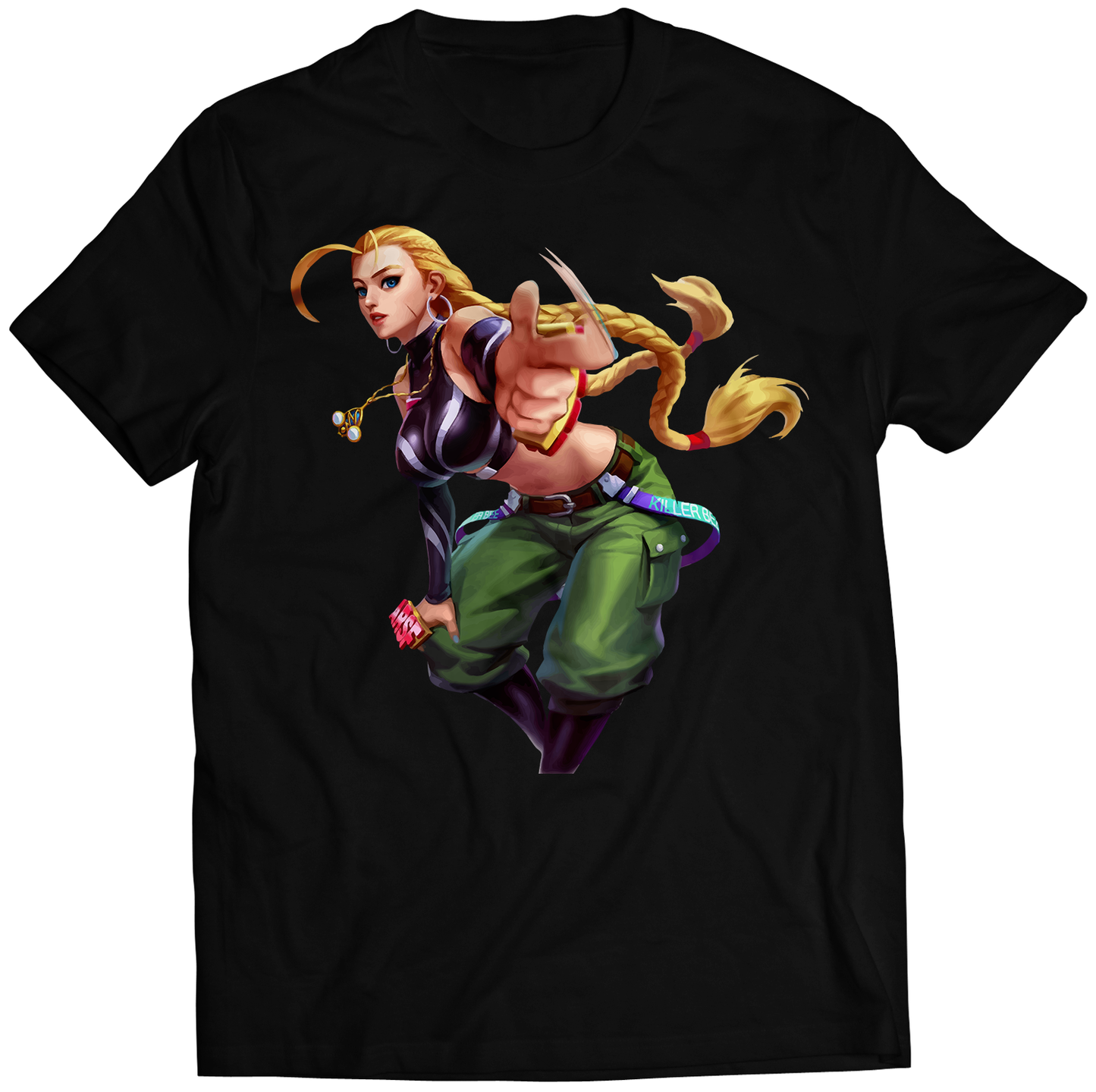 Trendy Cammy Duel Fighter Premium Unisex T-shirt (Vectorized Design)