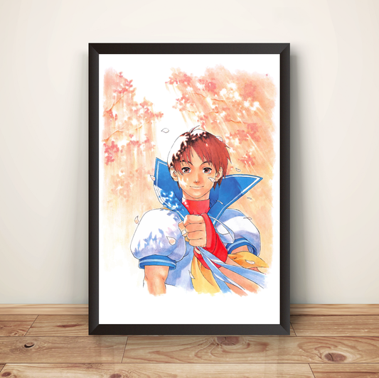 Sakura Flowers Premium Poster (Vectorized Design)