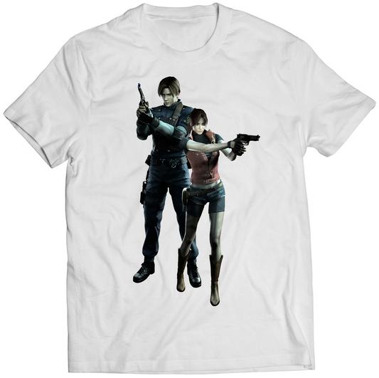 Leon and Claire RE DC Premium Unisex T-shirt (Vectorized Design)