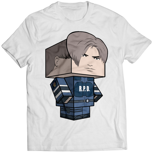Leon Kennedy Papercraft RE DC Premium Unisex T-shirt (Vectorized Design)