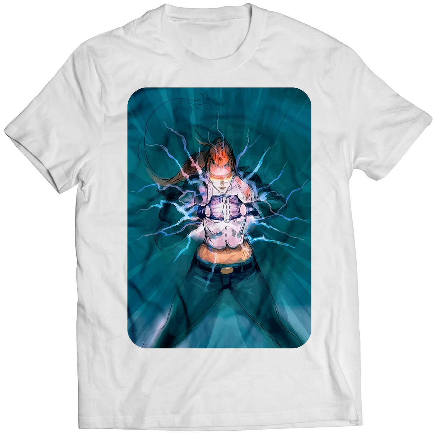 Electrifying Crimson Viper Premium Unisex T-shirt (Vectorized Design)