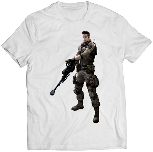 Piers With Gun RE6 Premium Unisex T-shirt (Vectorized Design)