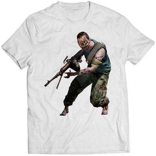 Chinese Zombie Thug V3 RE6 Premium Unisex T-shirt (Vectorized Design)