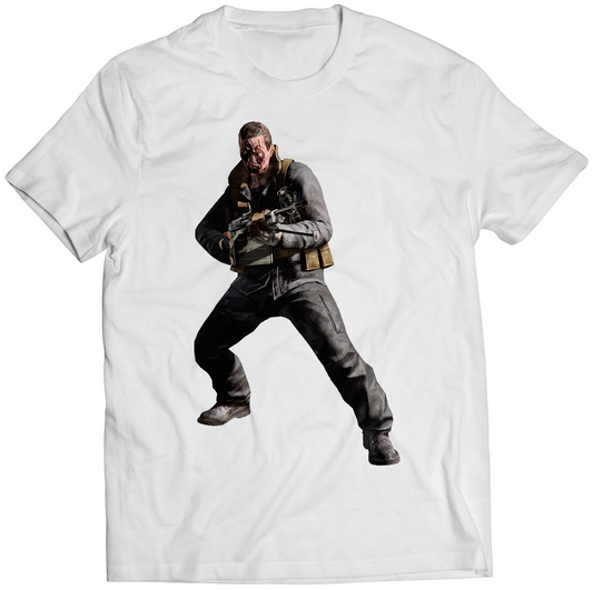 Edonian Zombie Thug V1 RE6 Premium Unisex T-shirt (Vectorized Design)
