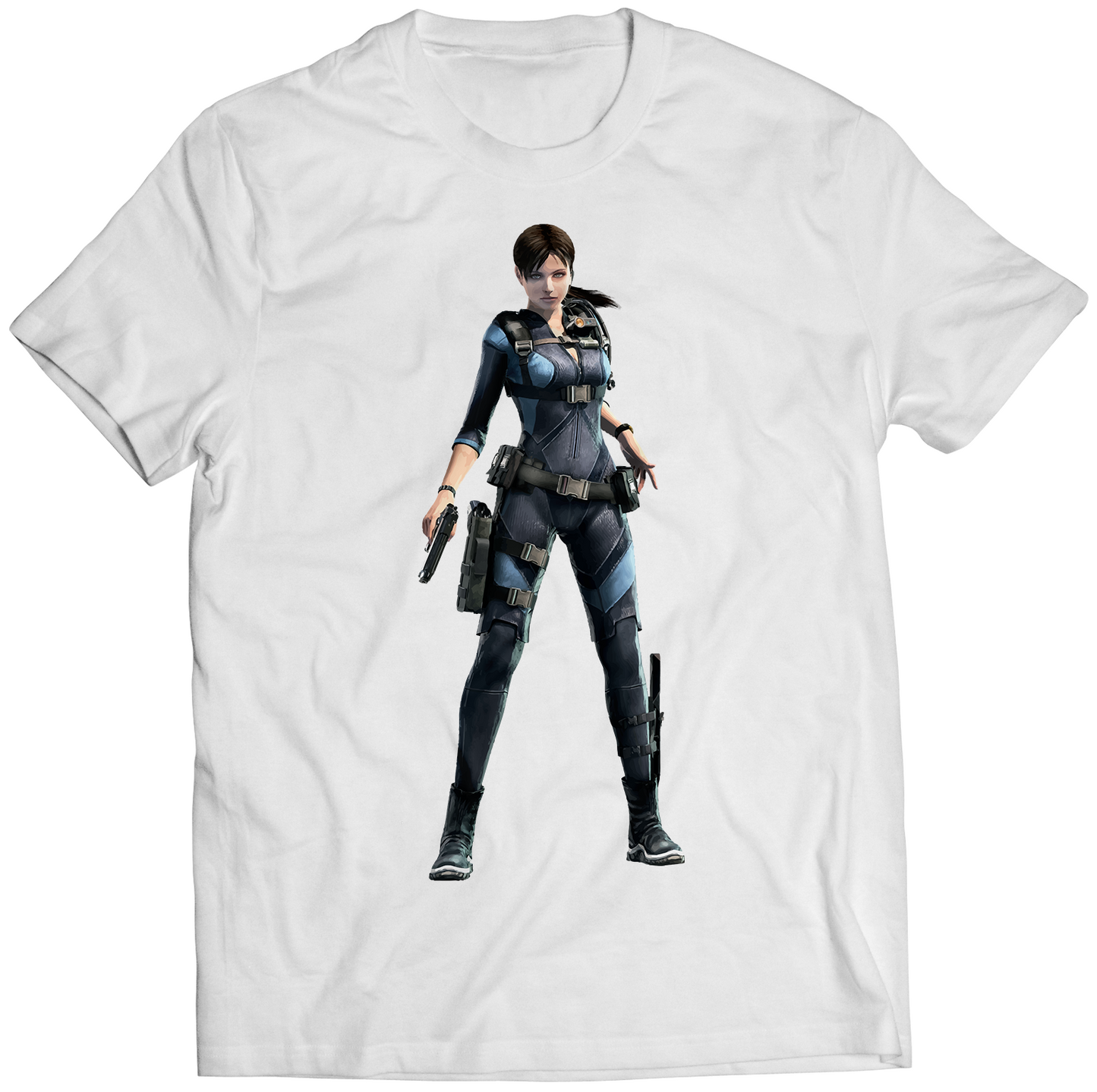 Jill Valentines Evil Revelations Premium Unisex T-shirt (Vectorized Design)