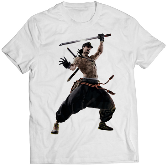 Keith With Sword Evil Revelations Premium Unisex T-shirt (Vectorized Design)