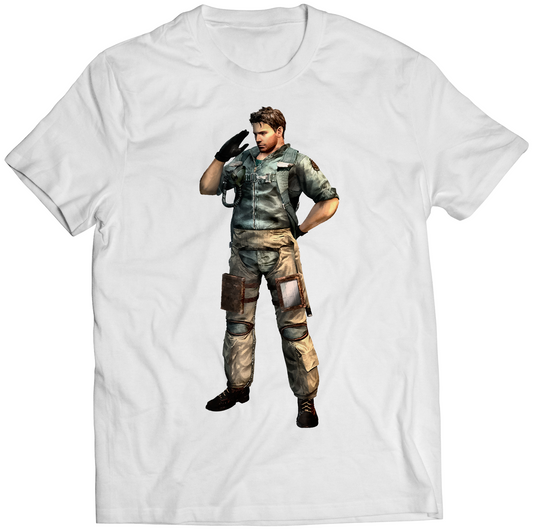 Chris V1 REvil The Mercenaries 3D Premium Unisex T-shirt (Vectorized Design)