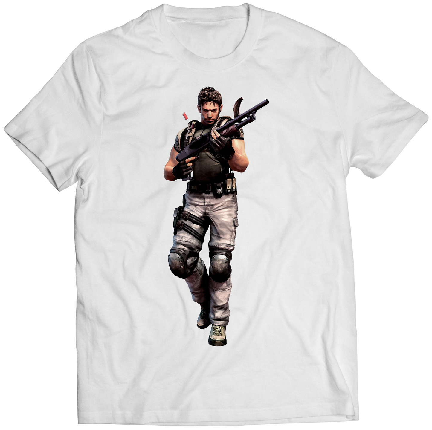 Chris V2 REvil The Mercenaries 3D Premium Unisex T-shirt (Vectorized Design)